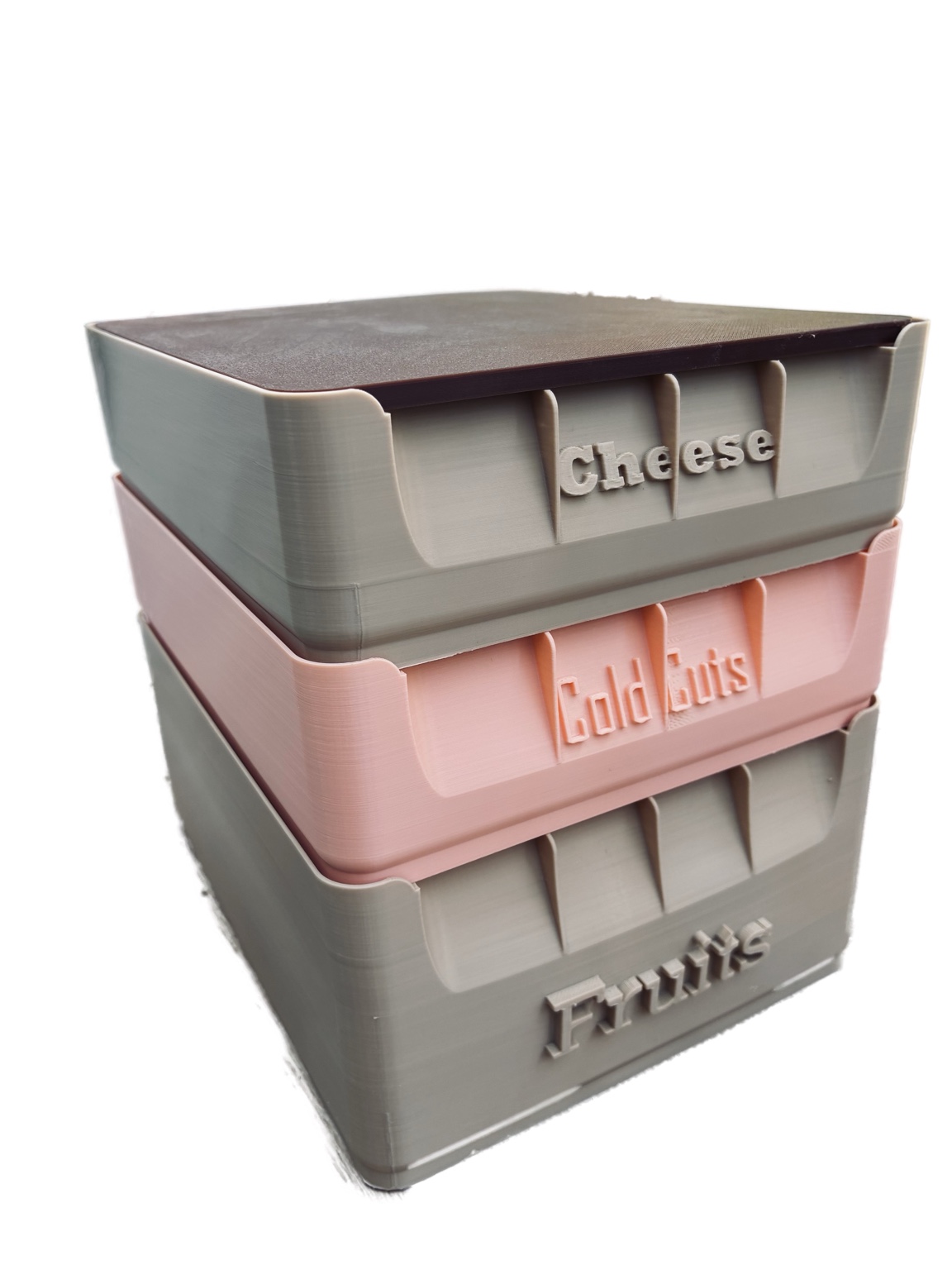 Stackable food organisers for everyday use